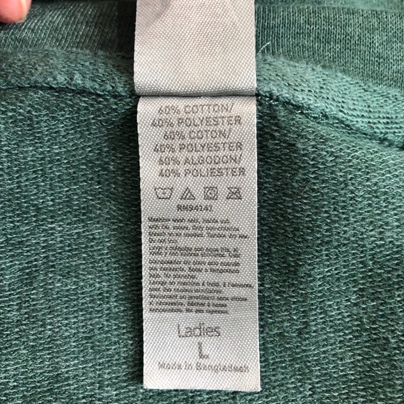 Women's L Sweatshirt Green My Life Is Ruled By A Tiny Furry Overlord Cat Lovers - Picture 8 of 10